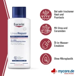 Eucerin UreaRepair 5% Urea Feuchtigkeitslotion mit Duft, 250 ml