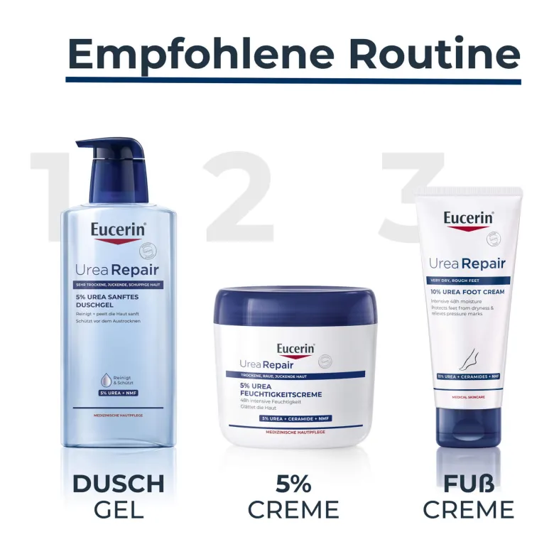 Eucerin UreaRepair 5% Urea Feuchtigkeitscreme, 450 ml