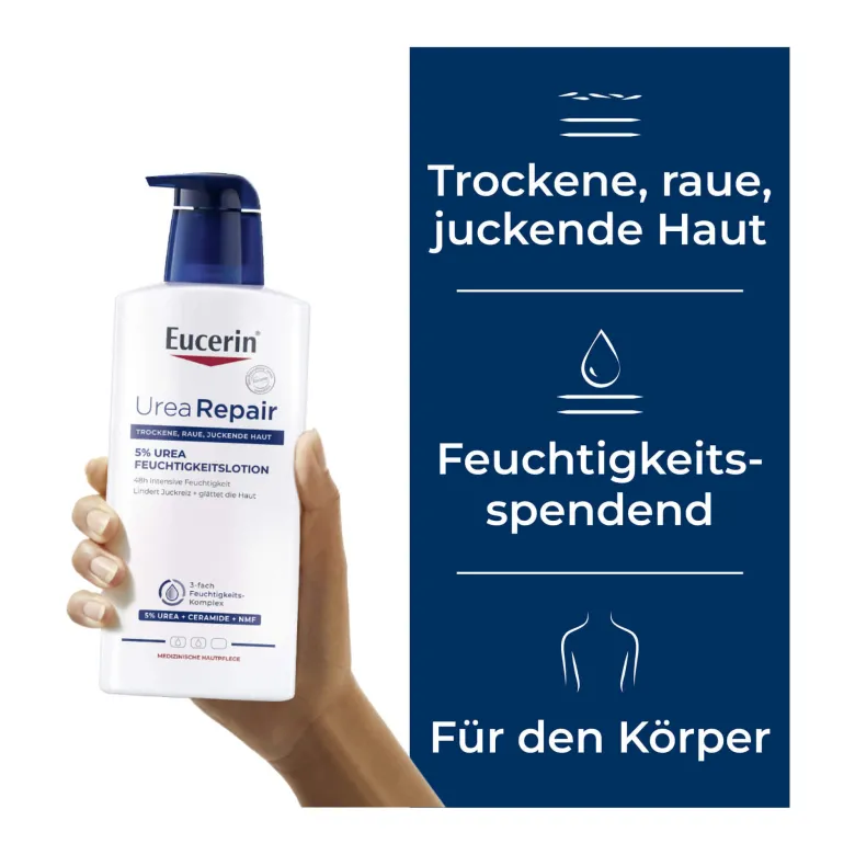 Eucerin UreaRepair 5% Urea Feuchtigkeitslotion, 400 ml