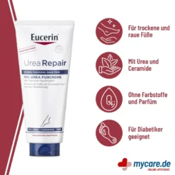 Eucerin UreaRepair 10% Urea Fußcreme, 100 ml