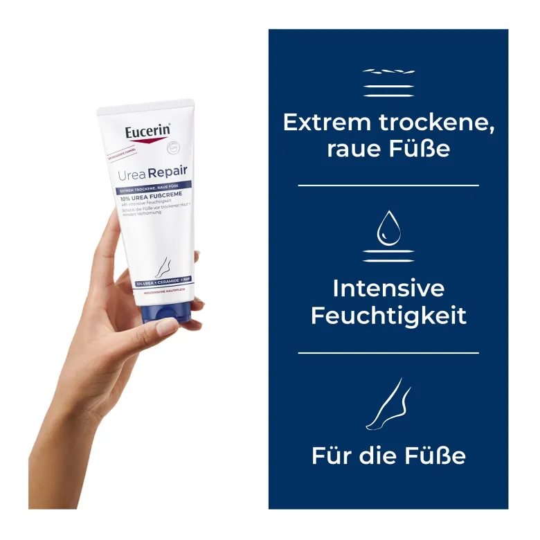 Eucerin UreaRepair 10% Urea Fußcreme, 100 ml