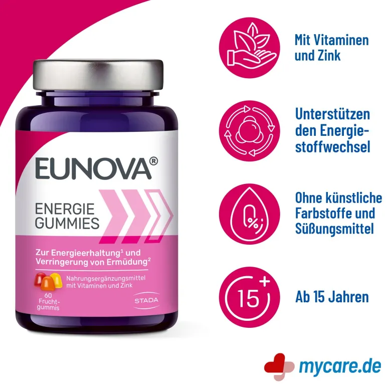 Eunova Energie Gummies, 60 St