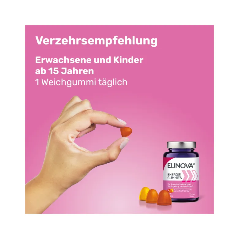 Eunova Energie Gummies, 60 St