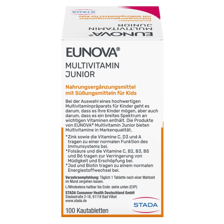Eunova Junior Kautabletten, 100 St