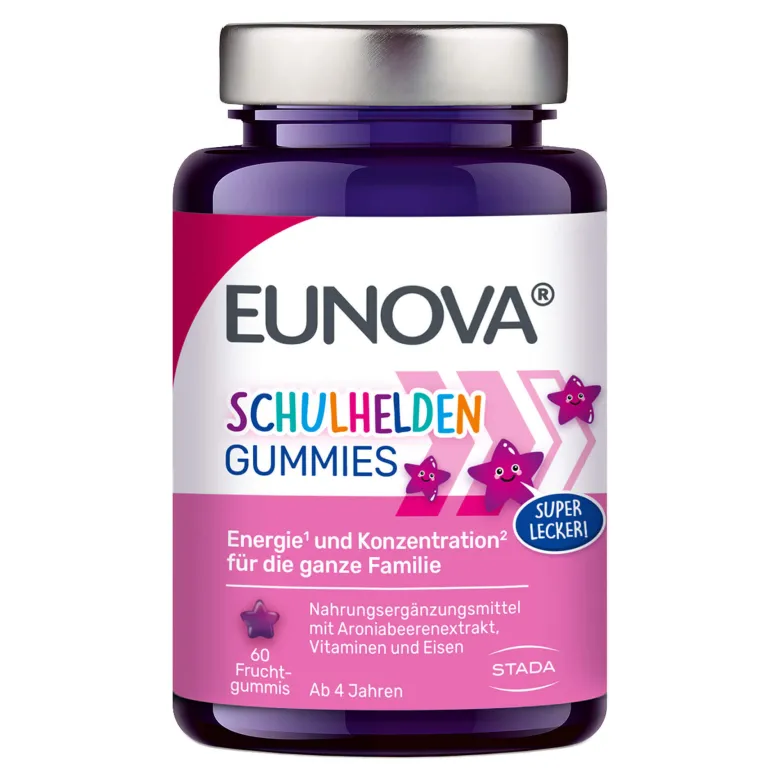 Eunova Schulhelden Gummies, 60 St