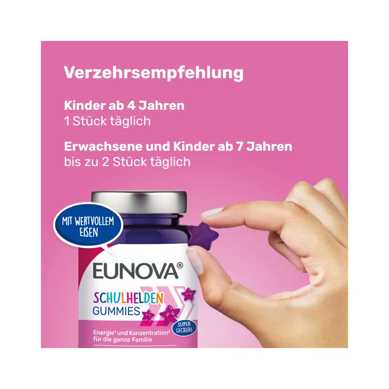 Eunova Schulhelden Gummies, 60 St