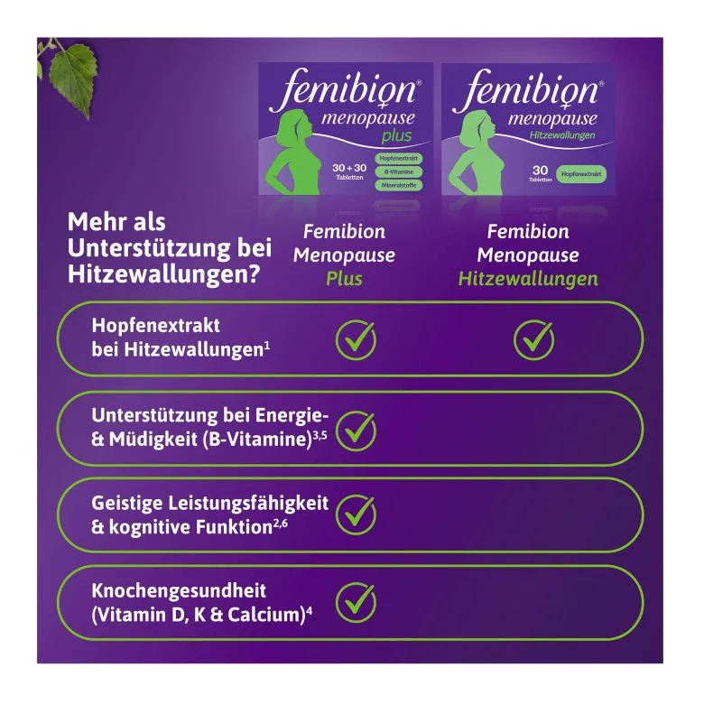 Femibion menopause plus Tabletten, 2X30 St