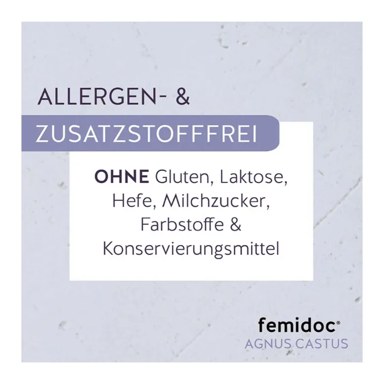 Femidoc Agnus Castus PMS Tropfen ohne Alkohol, 50 ml