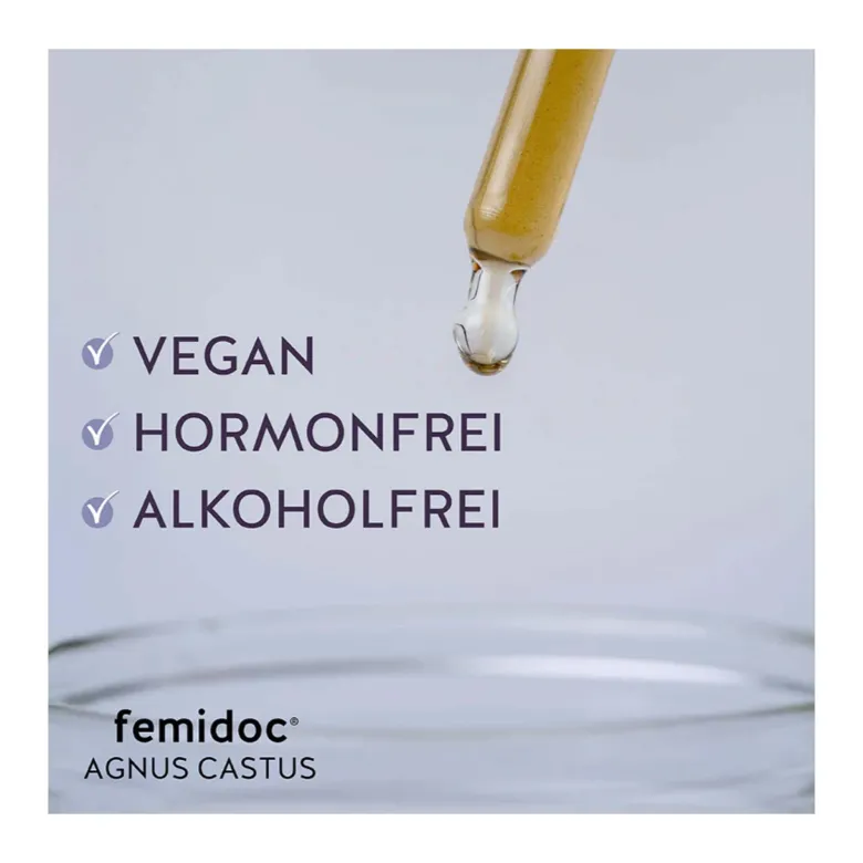 Femidoc Agnus Castus PMS Tropfen ohne Alkohol, 50 ml
