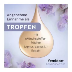 Femidoc Agnus Castus PMS Tropfen ohne Alkohol, 50 ml