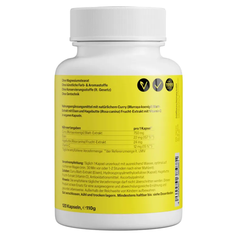 FerroLeaf Ultra+ C 22 mg Kapseln, 120 St