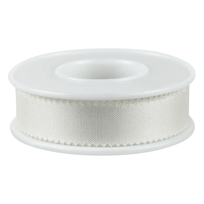 FIWa silk Heftpflaster Seide weiß 1,25 cm x 9 m, 12 St