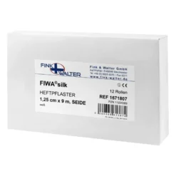 FIWa silk Heftpflaster Seide weiß 1,25 cm x 9 m, 12 St