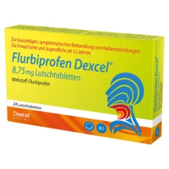 Flurbiprofen Dexcel 8,75 mg Lutschtabletten, 24 St