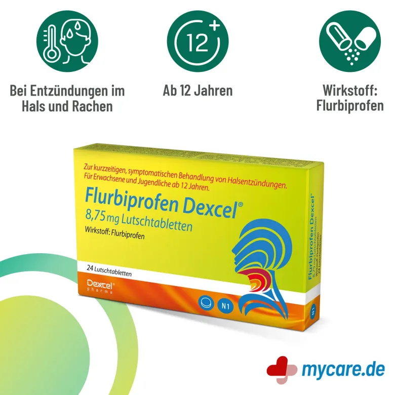 Flurbiprofen Dexcel 8,75 mg Lutschtabletten, 24 St
