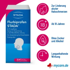 Flurbiprofen Stada 8,75 mg/Dosis Spray, 15 ml