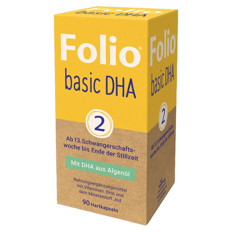 Folio 2 basic DHA Hartkapseln, 90 St