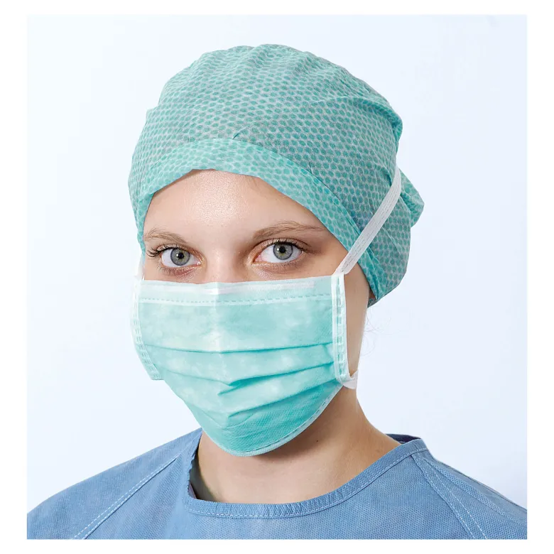 Foliodress Mask Comfort Perfect Grün OP-Masken zum Schnüren, 50 St