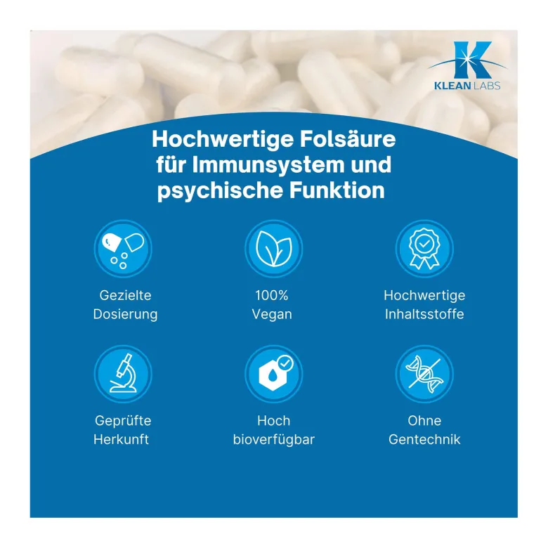 Folsäure 400 µg Kapseln, 100 St