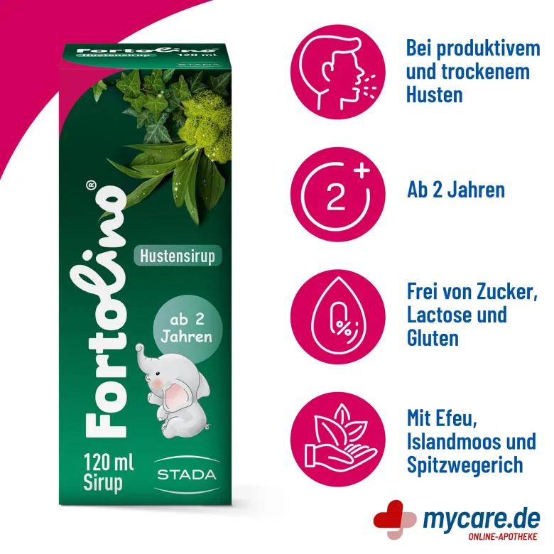 Fortolino Hustensirup, 120 ml