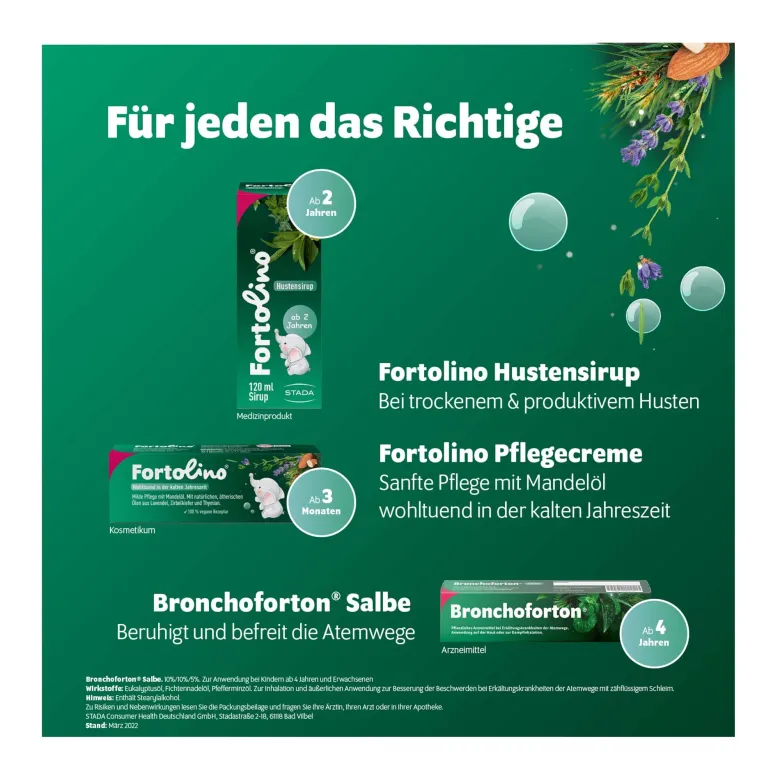 Fortolino Hustensirup, 120 ml