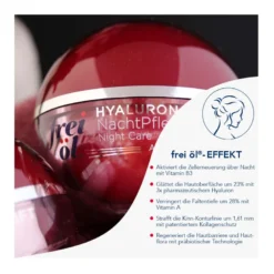 Frei Öl Anti Age Hyaluron Lift Nachtpflege, 50 ml