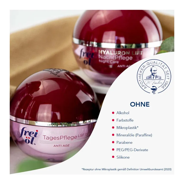 Frei Öl Anti Age Hyaluron Lift TagesPflege LSF 15, 50 ml
