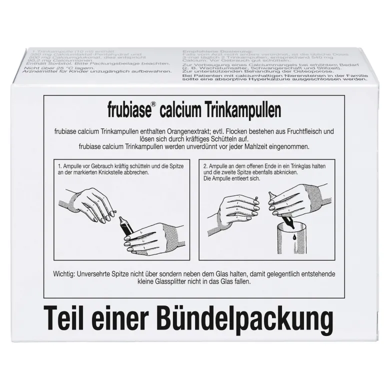 Frubiase Calcium Trinkampullen, 5X20 St