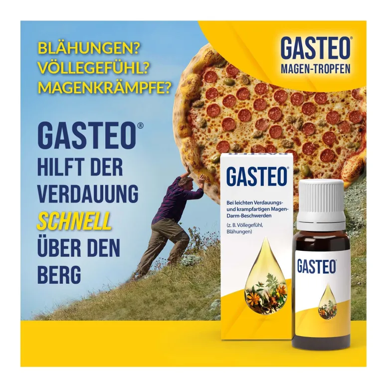 Gasteo Magen-Tropfen bei Magen-Darm-Beschwerden, 20 ml