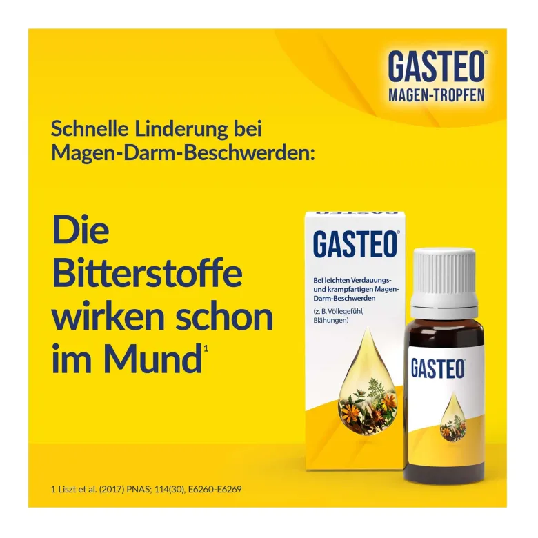 Gasteo Magen-Tropfen bei Magen-Darm-Beschwerden, 20 ml