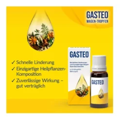 Gasteo Magen-Tropfen bei Magen-Darm-Beschwerden, 20 ml