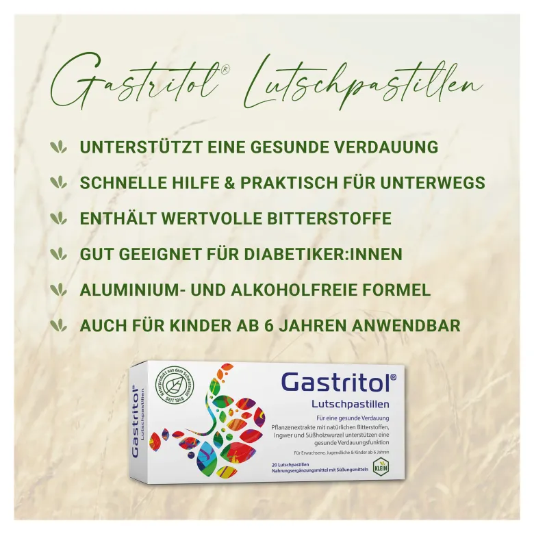 Gastritol Lutschpastillen, 20 St