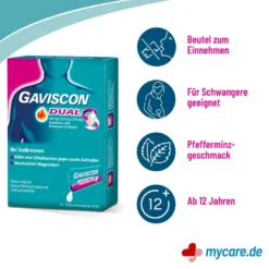 Gaviscon Dual Suspension bei Sodbrennen Dosierbeutel, 24X10 ml