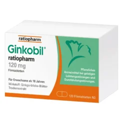 Ginkobil ratiopharm 120 mg, mit Ginkgo biloba, 120 St