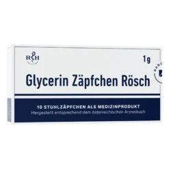 Glycerin Zäpfchen Rösch 1 g, 10 St