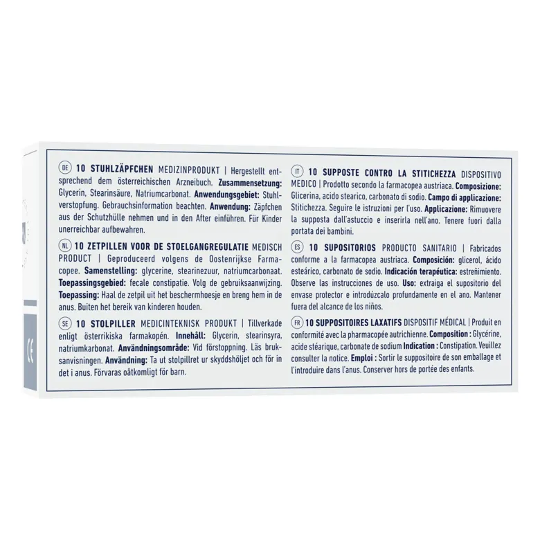 Glycerin Zäpfchen Rösch 1 g, 10 St