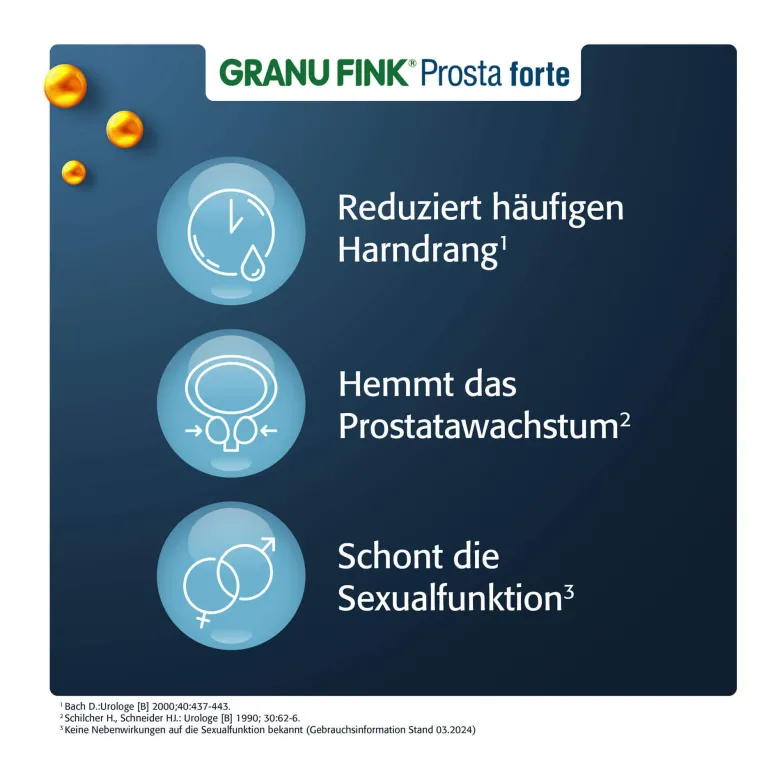 Granufink Prosta forte 500 mg Hartkapseln, 140 St