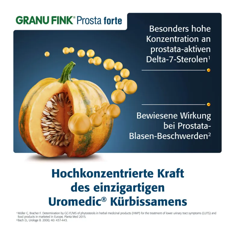 Granufink Prosta forte 500 mg Hartkapseln, 140 St