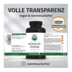 GREEN NATURALS Mönchspfeffer 20 mg hochdosierte Kapseln, 180 St