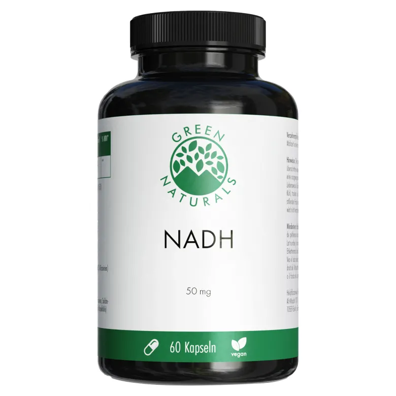 Green Naturals NADH Kapseln vegan und hochdosiert, 60 St