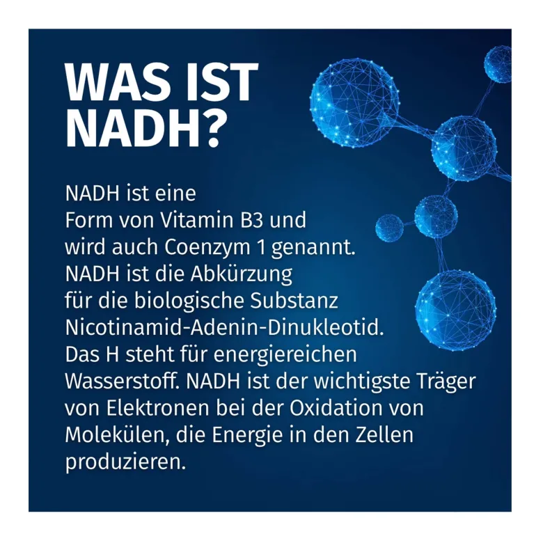 Green Naturals NADH Kapseln vegan und hochdosiert, 60 St