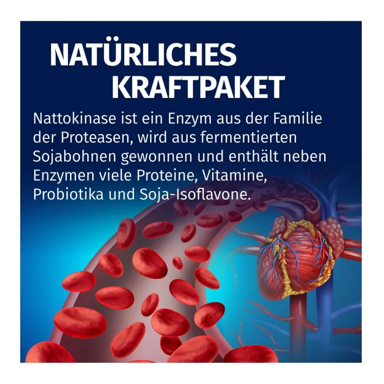 Green Naturals Nattokinase 100 mg vegane Kapseln, 365 St