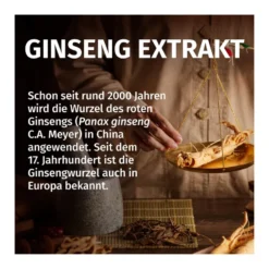 GREEN NATURALS Panax Ginseng hochdosierte vegane Kapseln, 180 St
