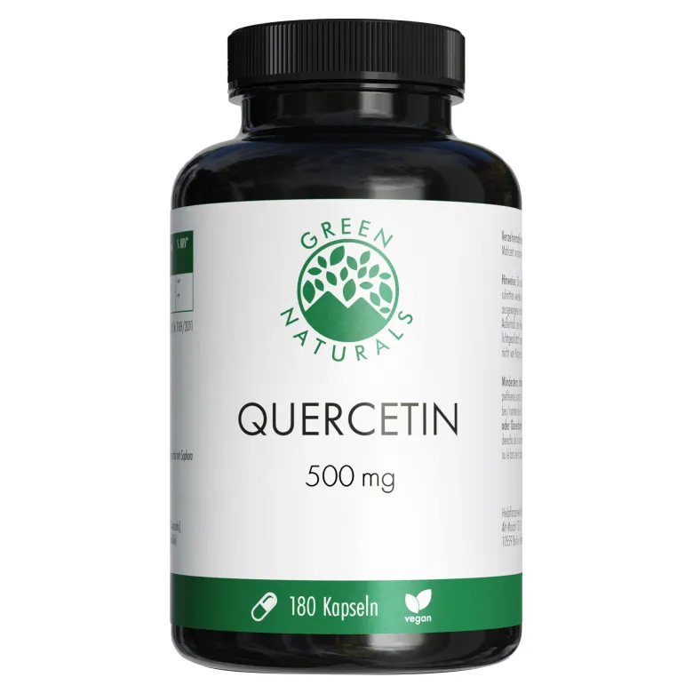 GREEN NATURALS Quercetin 500 mg Kapseln, 180 St
