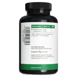 GREEN NATURALS Roter Reis Monacolin K vegane Kapseln, 180 St