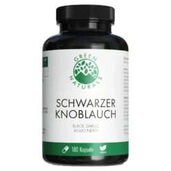 GREEN NATURALS Schwarzer Knoblauch Kapseln, 180 St