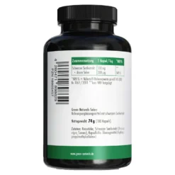 GREEN NATURALS Selen 300 µg rein pflanzlich vegane Kapseln, 180 St