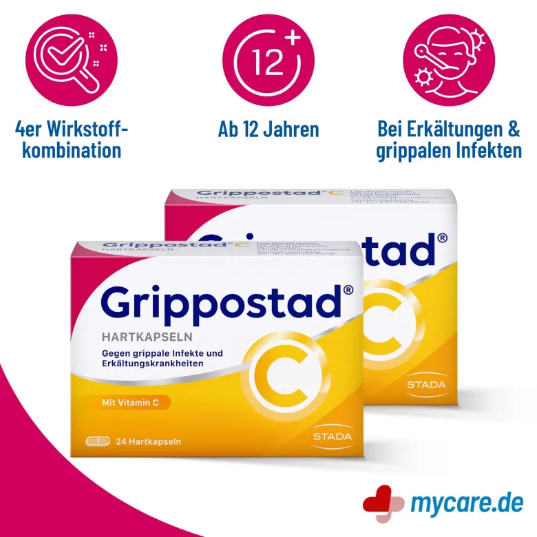 Grippostad C Hartkapseln Doppelpack, 2x24 St