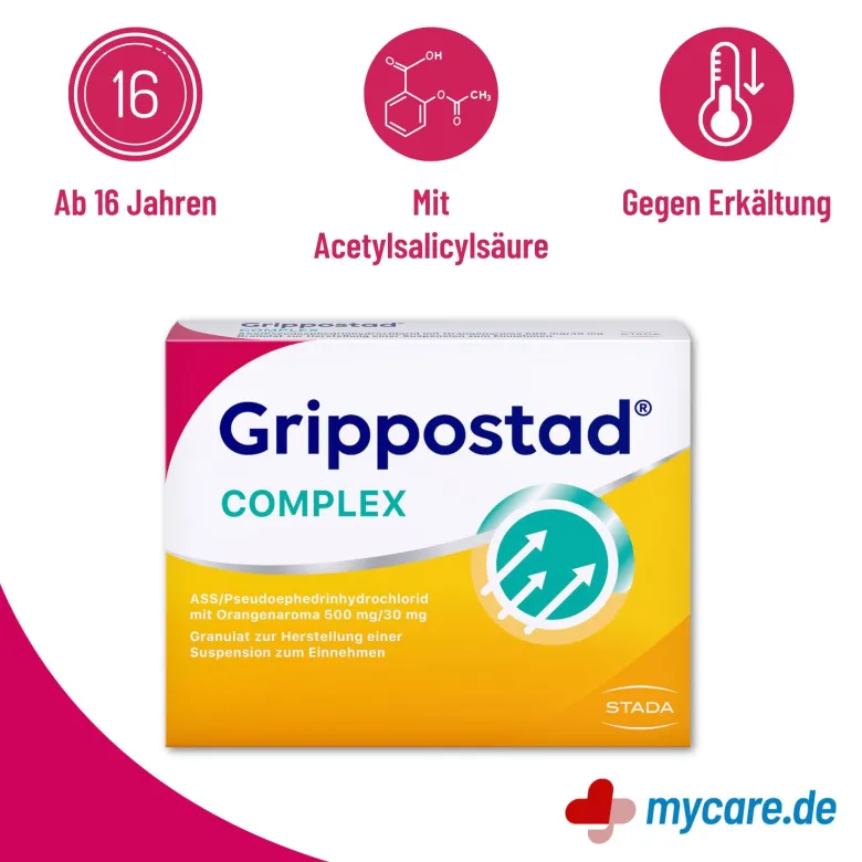 Grippostad Complex ASS/Pseudoeph. 500mg/30mg, 20 St