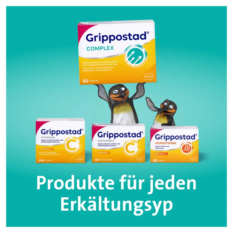 Grippostad Complex ASS/Pseudoeph. 500mg/30mg, 20 St